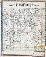 Sumpter Township, Swan Creek, Disbrow Ditch, Martinville P.O., Wayne County 1876 with Detroit